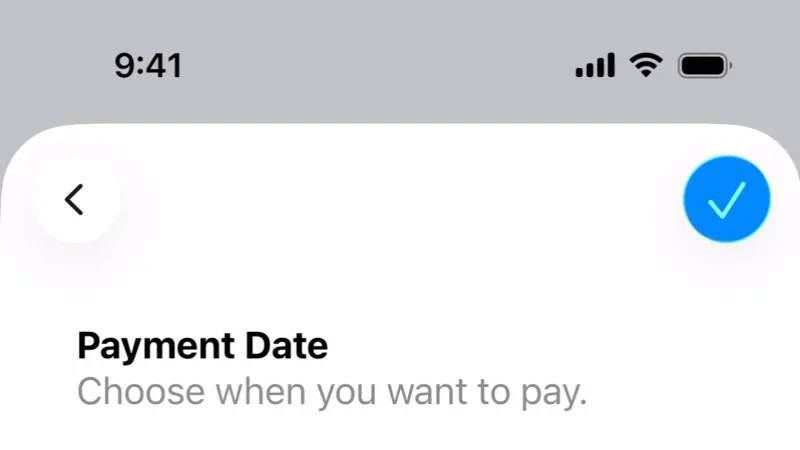 Account Setup — Apple Wallet, Fintech UI