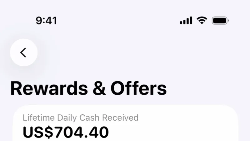 Charts — Apple Wallet, Fintech UI
