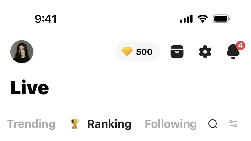 Banner — Azar, Social UI