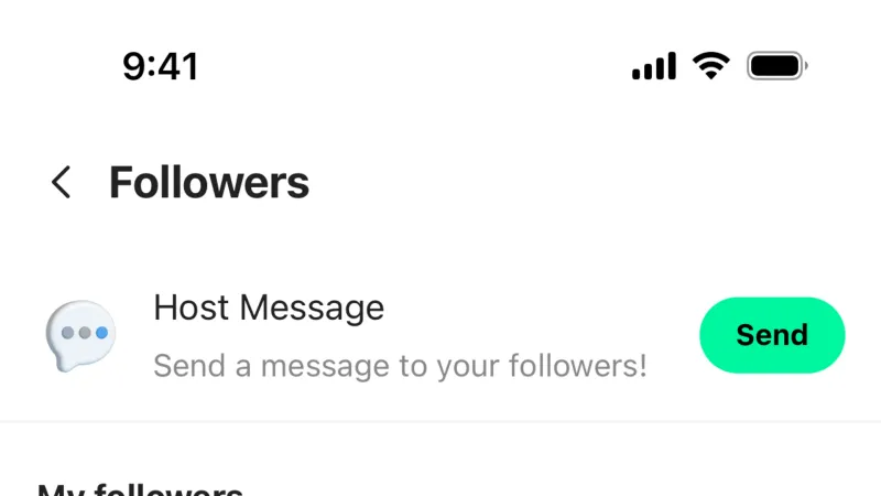 Followers & Following — Azar, Social UI