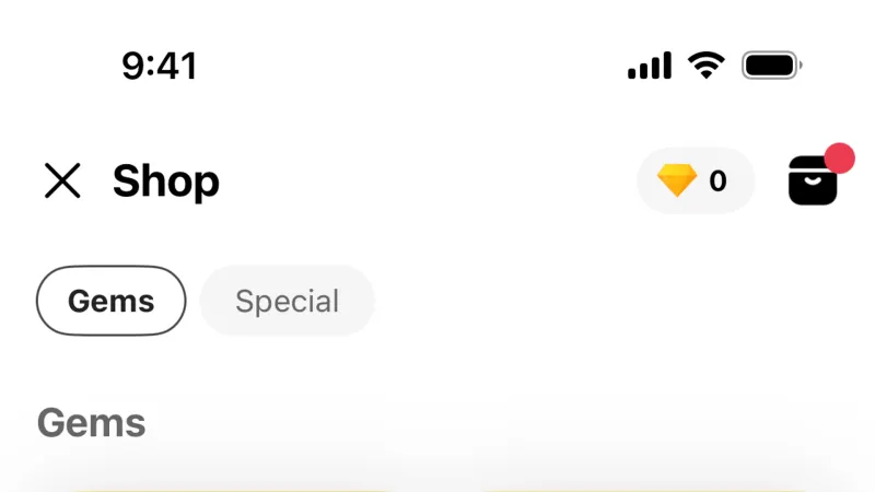 Shop & Storefront — Azar, Social UI