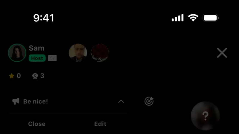 Edit — Azar, Social UI