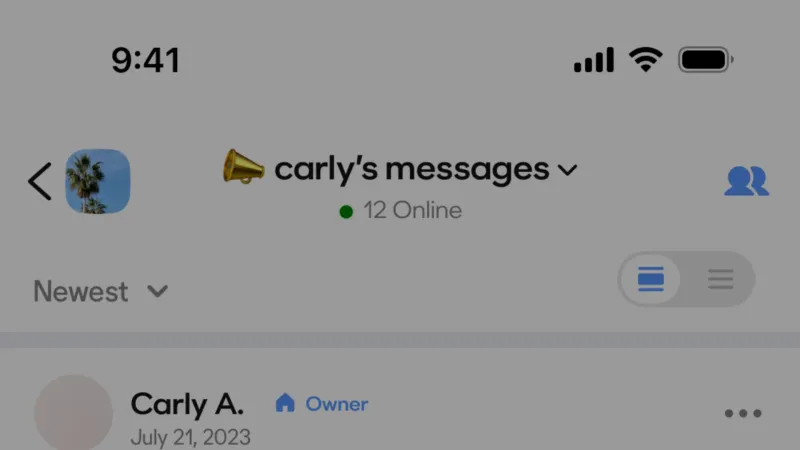 Action Option — BFF, Social UI
