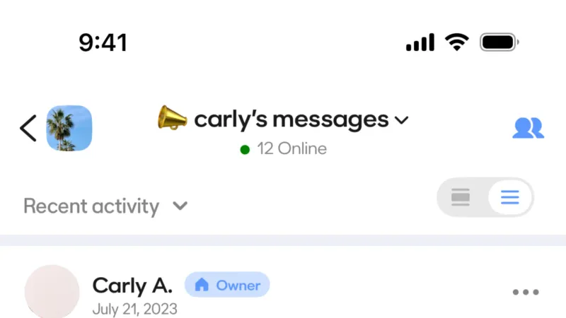 Stacked List — BFF, Social UI