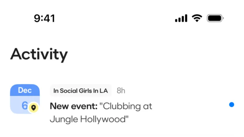 Stacked List — BFF, Social UI