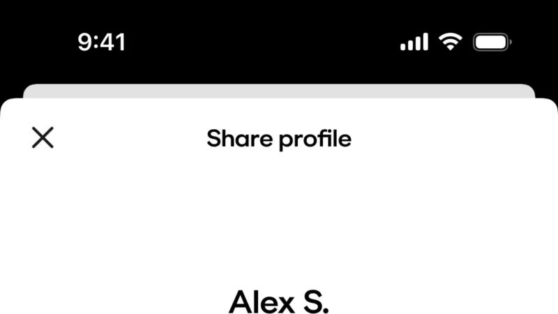 Share — BFF, Social UI