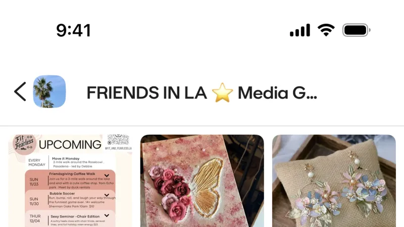 Gallery — BFF, Social UI