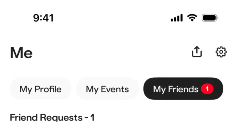 Followers & Following — BFF, Social UI