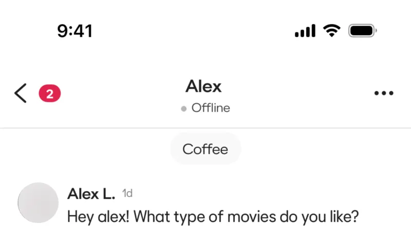 Chat Detail — BFF, Social UI