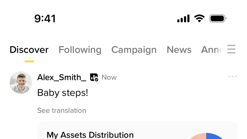 Binance — Fintech, интерфейс, скриншот 8/1079