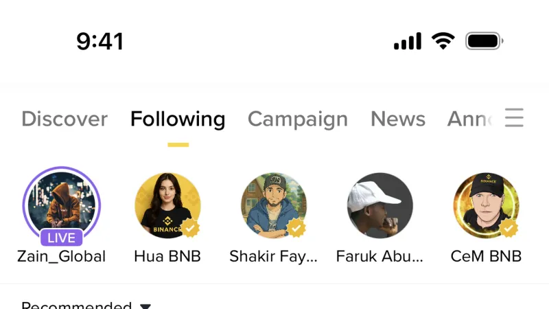 Toolbar — Binance, Fintech UI