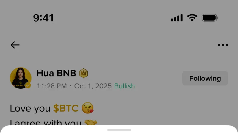 Flag & Report — Binance, Fintech UI