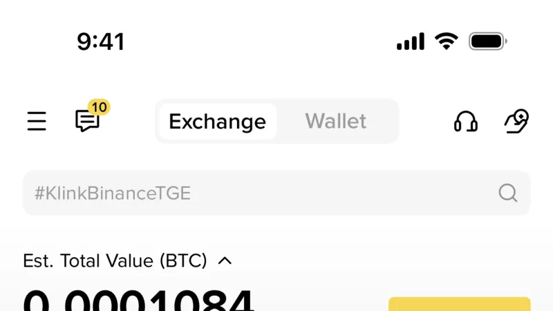 Banner — Binance, Fintech UI