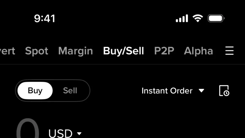 Dark Mode — Binance, Fintech UI