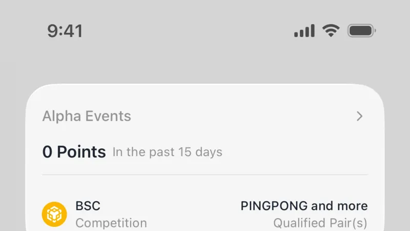Widgets — Binance, Fintech UI