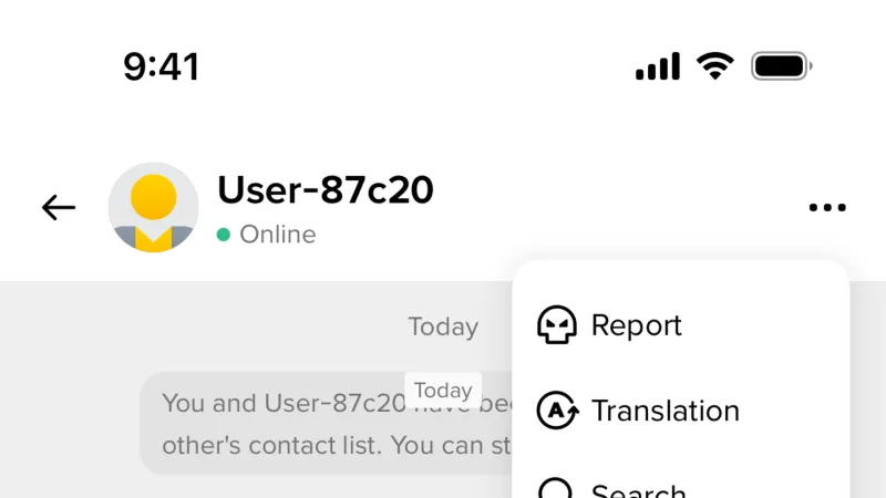 Dropdown Menu — Binance, Fintech UI
