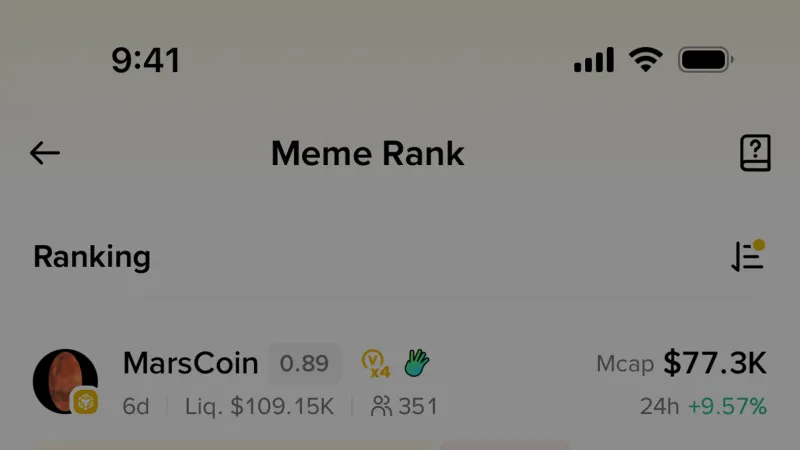 Binance — Fintech, интерфейс, скриншот 1028