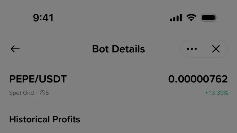 Binance — Fintech, интерфейс, скриншот 1030
