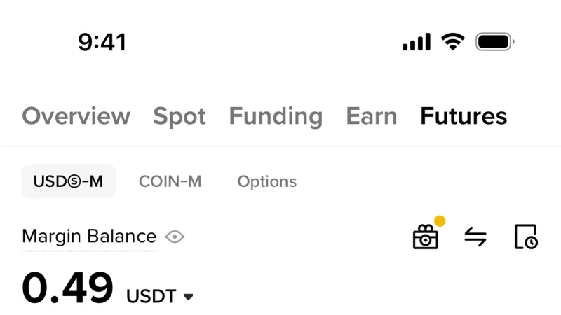 Binance — Fintech, интерфейс, скриншот 1031
