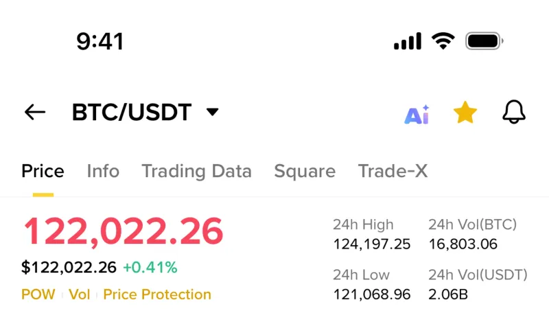 Binance — Fintech, интерфейс, скриншот 1044