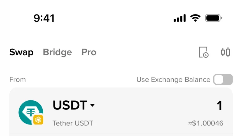 Binance — Fintech, интерфейс, скриншот 1059