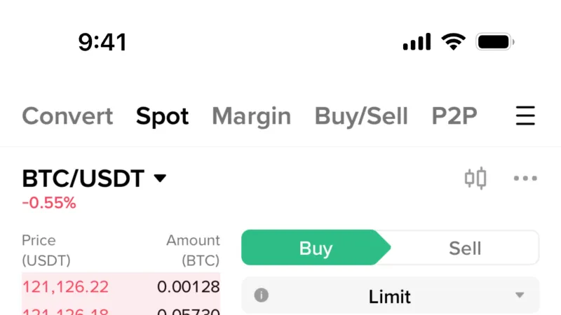 Binance — Fintech, интерфейс, скриншот 1062