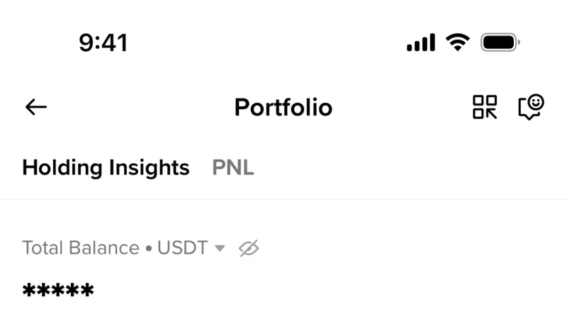 Binance — Fintech, интерфейс, скриншот 1070