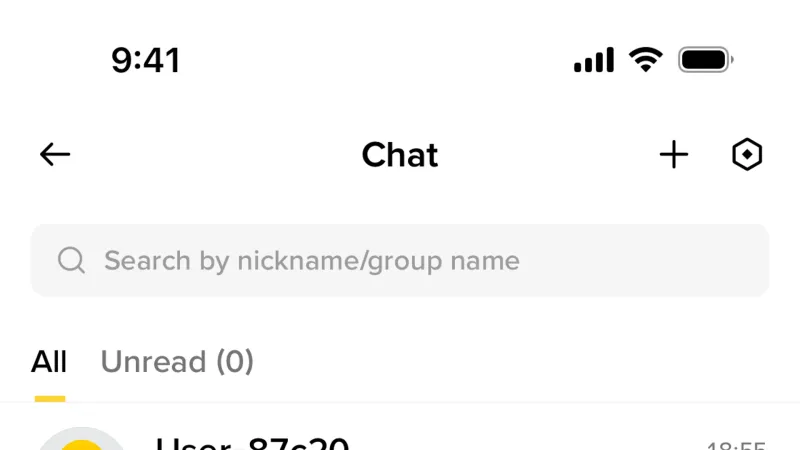 Emails & Messages — Binance, Fintech UI
