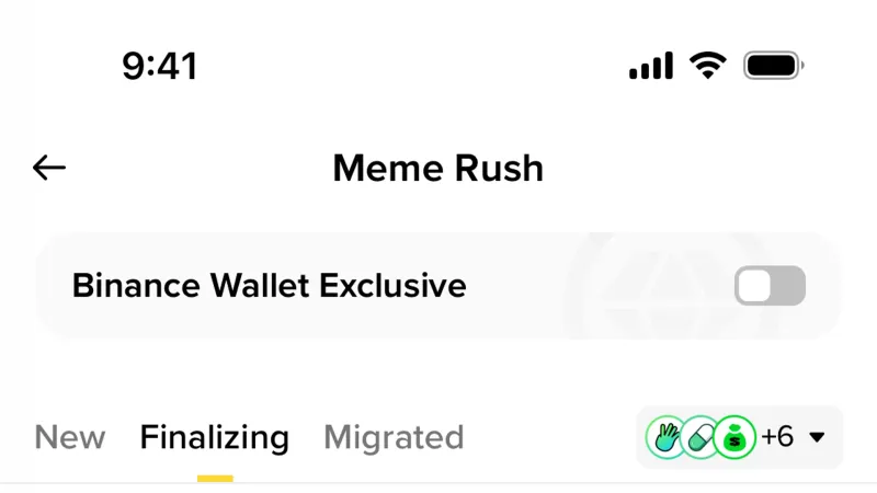 Binance — Fintech, интерфейс, скриншот 1079