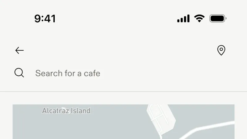 Map Pin — Blue Bottle Coffee, Food & Drink UI