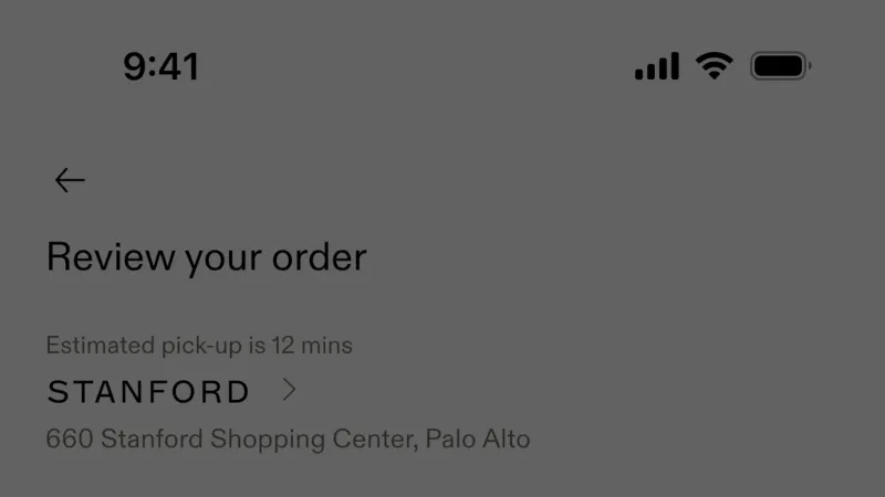 Error — Blue Bottle Coffee, Food & Drink UI