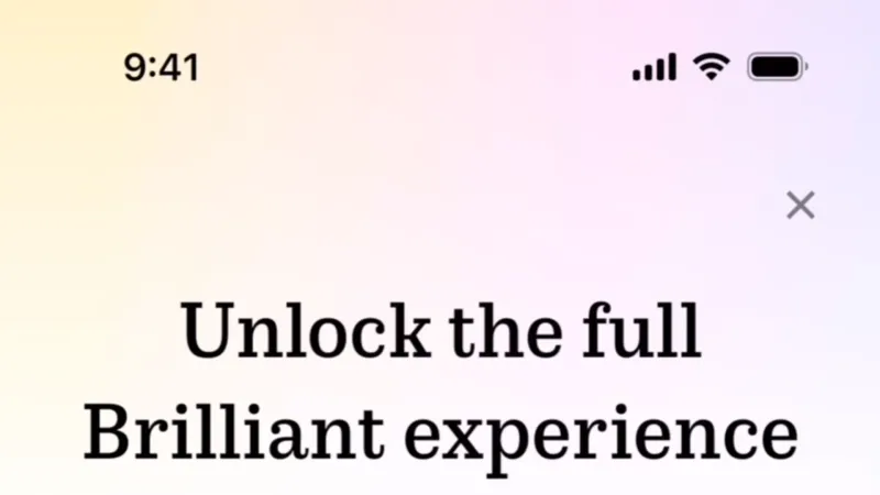 Brilliant — Subscription & Paywall, Full-Screen Overlay, скриншот 5/135