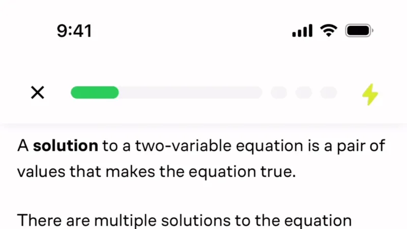 Quiz — Brilliant, Education UI
