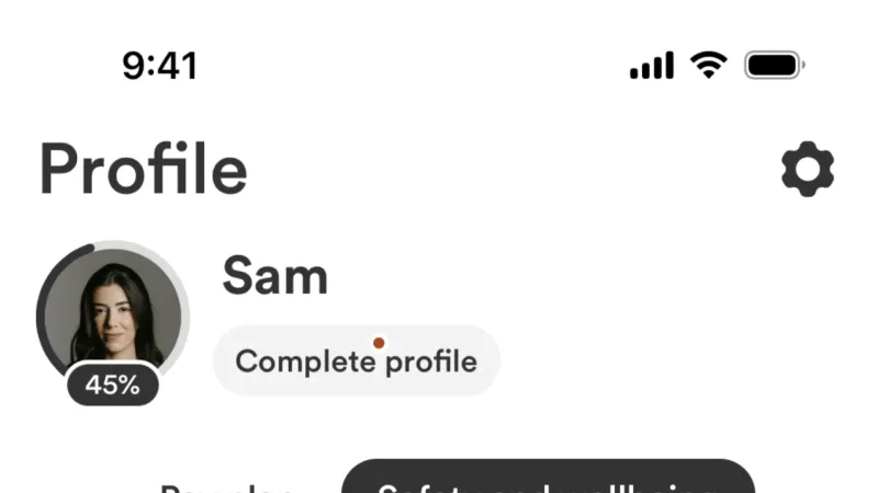 Bumble — Social, интерфейс, скриншот 9/371