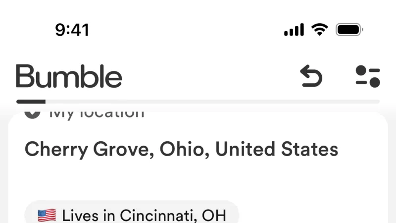 User / Group Profile — Bumble, Social UI
