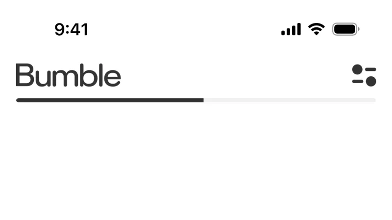 Loading — Bumble, Social UI
