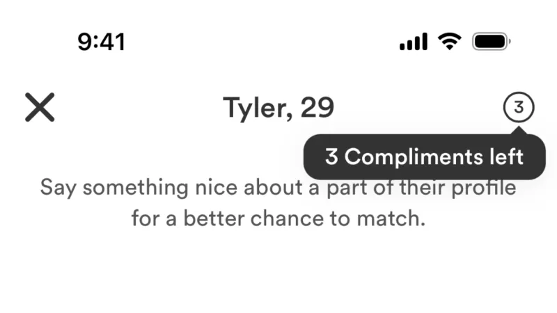 Text Field — Bumble, Social UI