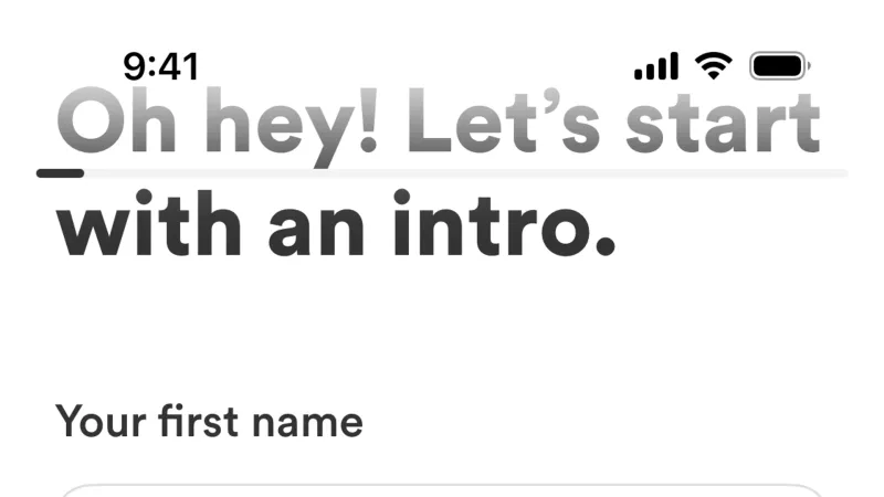 Text Field — Bumble, Social UI
