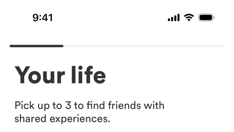 Select — Bumble, Social UI