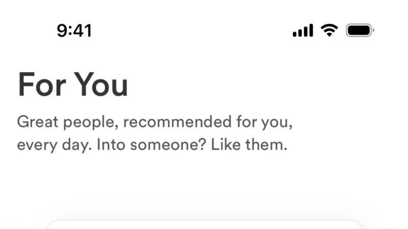 Like & Upvote — Bumble, Social UI