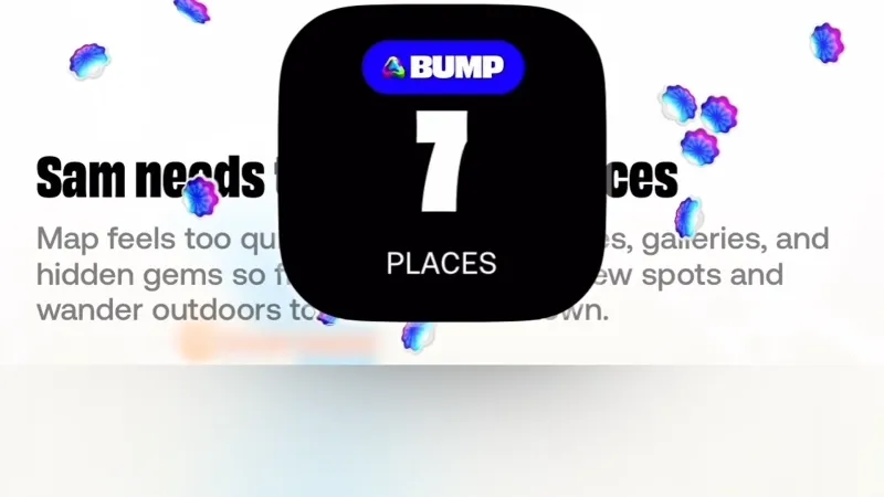 Acknowledgement & Success — Bump, Social UI