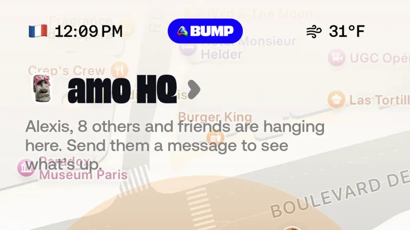 Date & Time — Bump, Social UI