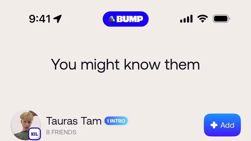 Avatar — Bump, Social UI
