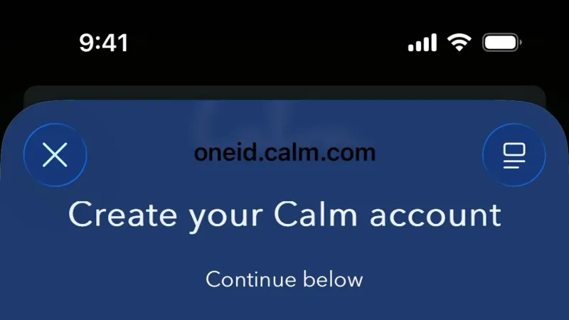 Browser — Calm Sleep, Health UI
