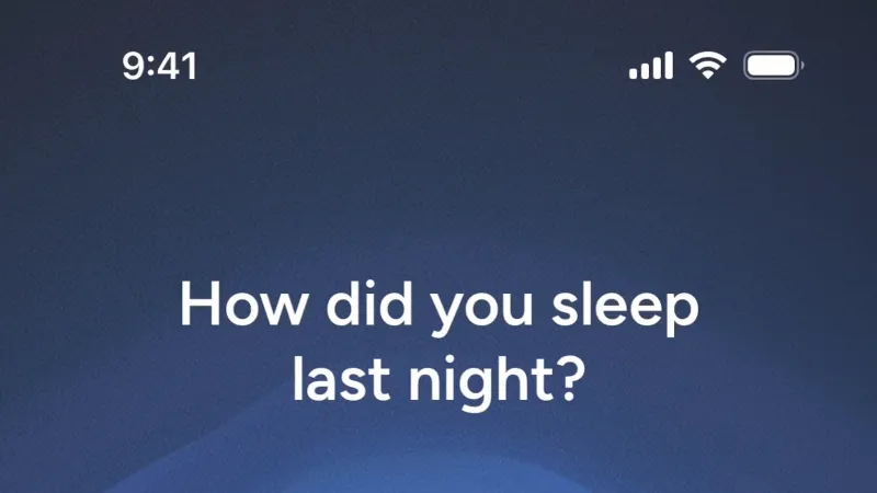 Illustration — Calm Sleep, Health UI