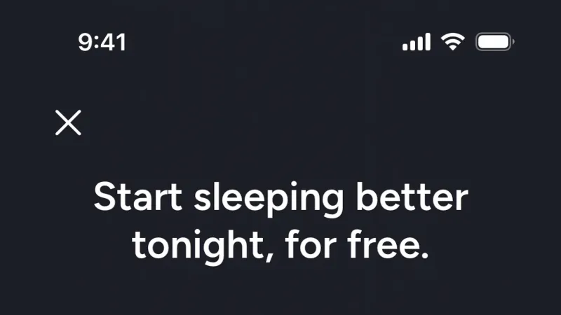Segmented Control — Calm Sleep, Health UI