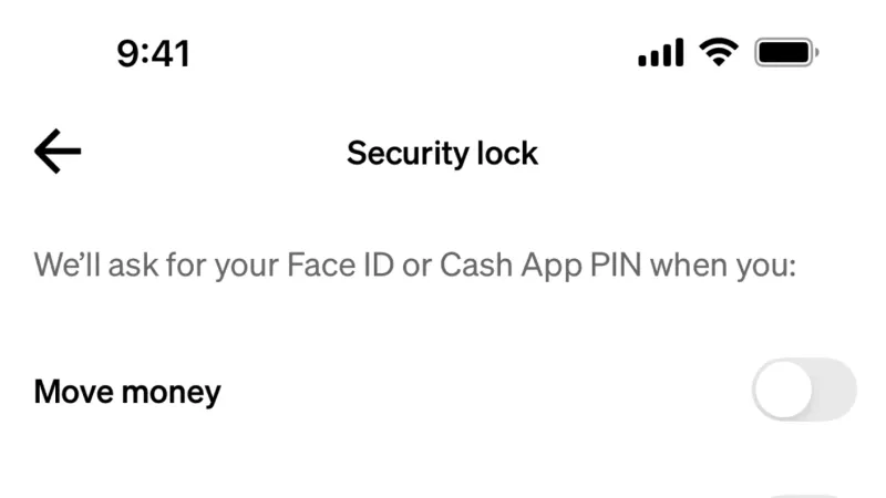 Switch — Cash App, Fintech UI