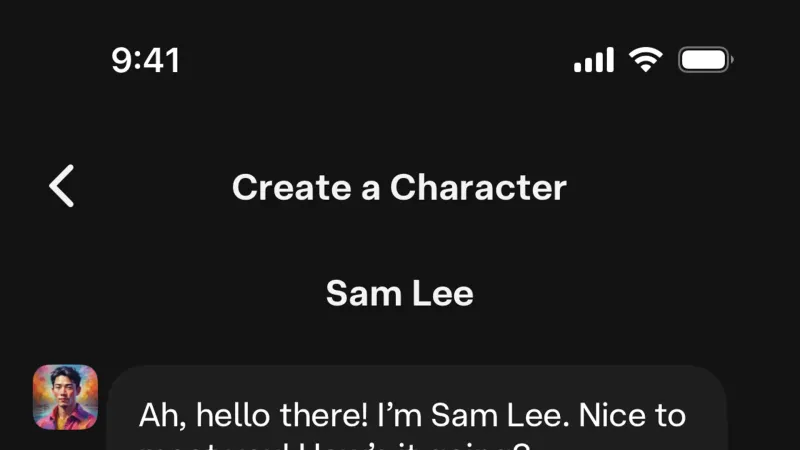 Segmented Control — Character.AI, AI & ML UI