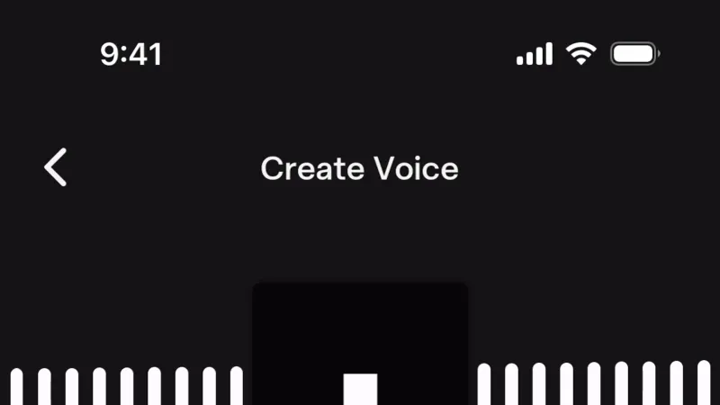 Audio Player — Character.AI, AI & ML UI