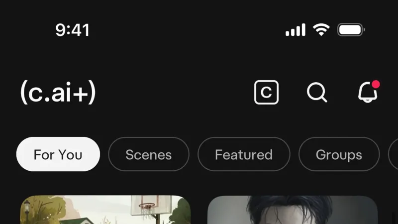 Chip — Character.AI, AI & ML UI
